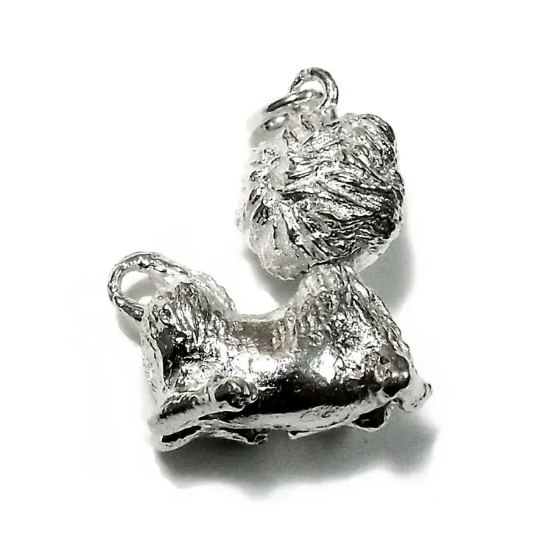 Colgante horóscopo plata Ley 925m Leo busto 33mm. [AB4161]