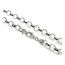Cadena plata ley 925m lisa 50cm. rolo 1mm. [AB0406]