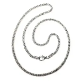Cadena plata ley 925m 50cm. coreana 2.5mm. [AB2541]