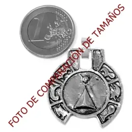 Colgante plata Ley 925m talismán Abhi-Zankar [AB4909]