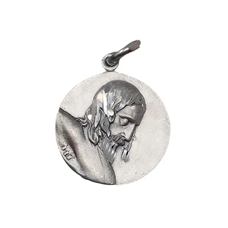 Cristo de Mena con Nuestra Señora de la Soledad Málaga medalla Plata