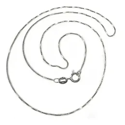 Cadena plata ley 925m lisa 45cm. [AB0392]