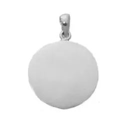 Medalla colgante plata ley 925m San Judas Tadeo 27mm. [AB0702GR]
