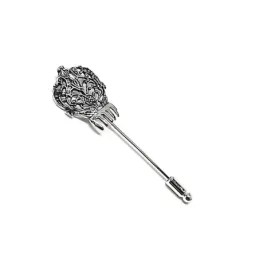 Alfiler plata Ley 925m novia peineta [AB1057]