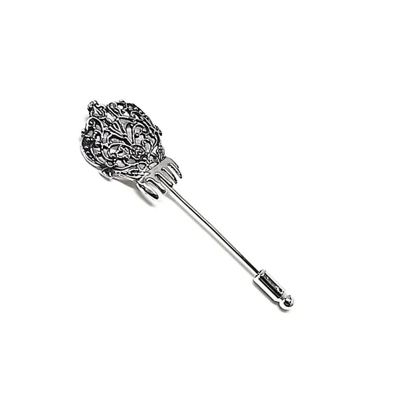 Alfiler plata Ley 925m novia peineta [AB1057]
