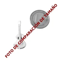 Colgante plata ley 925m guitarra española 32mm. [AB0498]