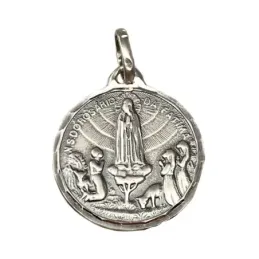 Medalla plata Ley 925m virgen Fátima [AB4914]