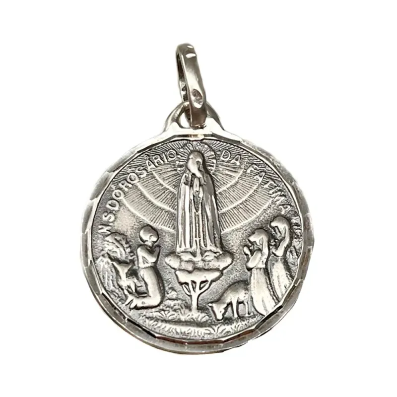 Medalla plata Ley 925m virgen Fátima [AB4914]