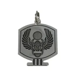 Colgante plata Ley 925m escarabajo egipcio 25mm. suerte unisex