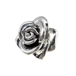 Colgante plata Ley 925m rosa 43mm. electroforming lisa [AB5240]