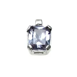 Colgante plata Ley 925m 15mm. centro piedra color violeta [AB3871]