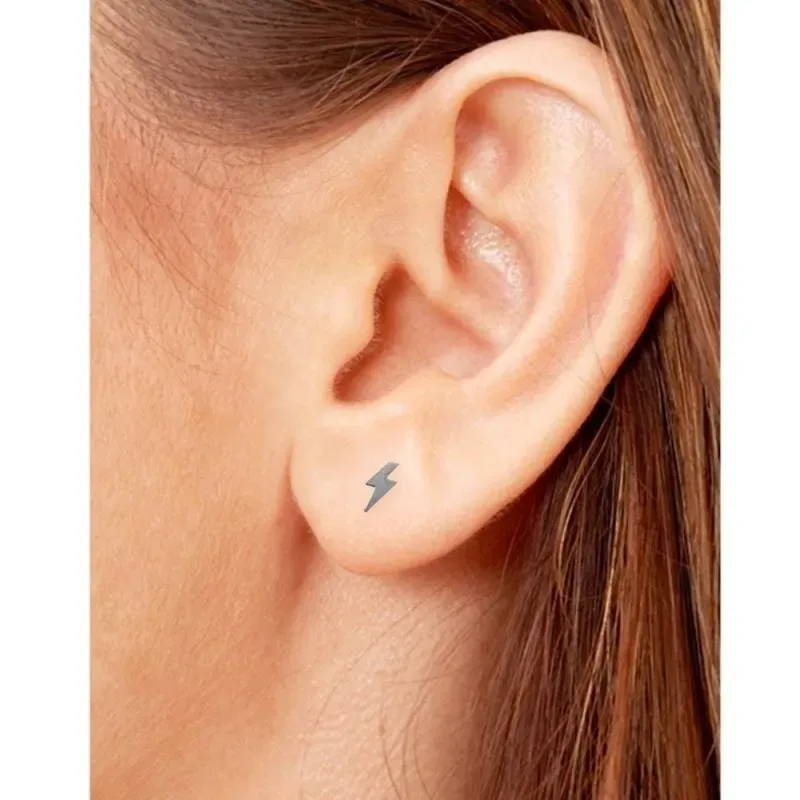 Pendiente suelto plata Ley 925m rayo 7mm. medio par cierre presión mujer