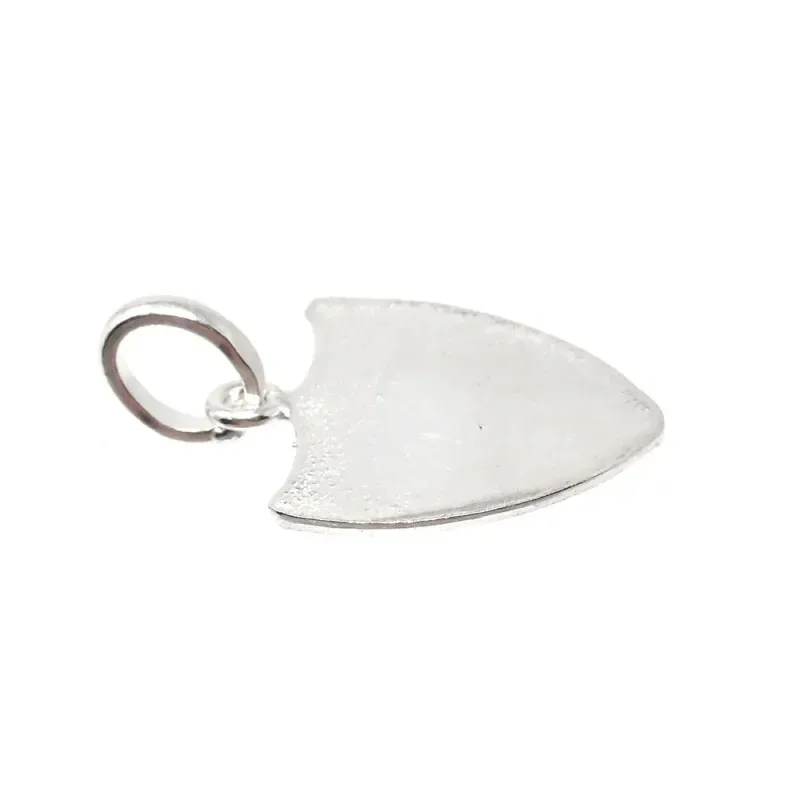 Sevilla FC escudo plata Ley 925m colgante macizo unisex 19 mm. esmalt