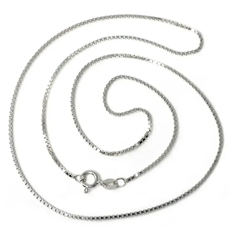 Cadena plata Ley 925m 50 cm. modelo veneciana [AB4326]