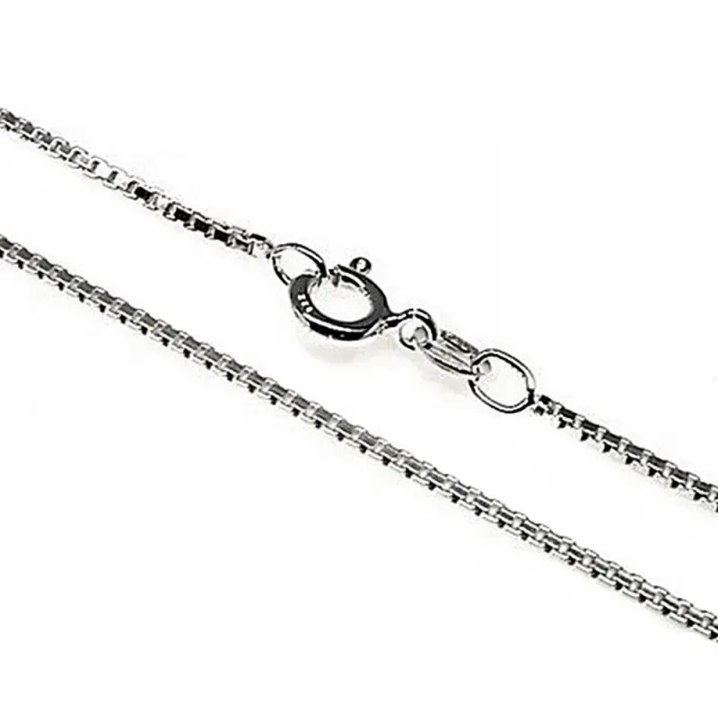 Cadena plata Ley 925m 50 cm. modelo veneciana [AB4326]