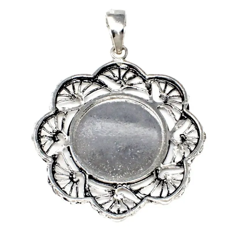 Medalla plata ley 925m Virgen Carmen cerco [AB4966GR]
