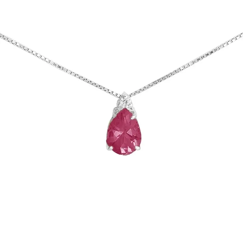 Gargantilla oro blanco 18k colección Praga diamante brillante 0.03ct.