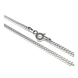 Cadena plata ley 925m 40cm. barbada 0.50mm. [AB0372]