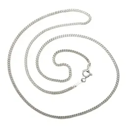 Cadena plata ley 925m 40cm. barbada 0.50mm. [AB0372]