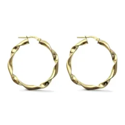 Aros Pendientes en Plata Ley 925m chapados en oro diámetro interior d