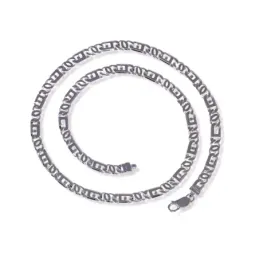 Cadena plata Ley 925m hombre 50 cm. ancho 5.5 mm. mosquetón