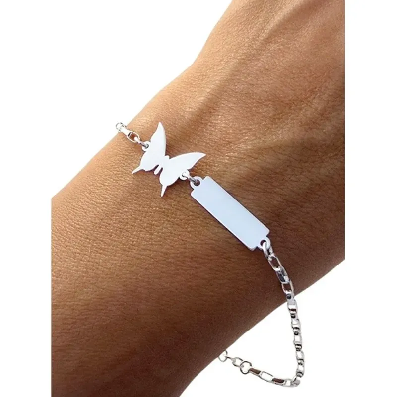 Esclava Pulsera Plata Ley 925m 17 cm. forzada alargada chapa 15 x 5 m