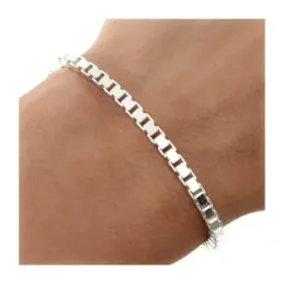 Pulsera en Plata de Ley para hombre con 22 mm. cadena veneciana maciz