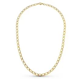 Cadena oro 18k rombo hueca 50 cm. 5 mm. 13.50 grs. [9556]