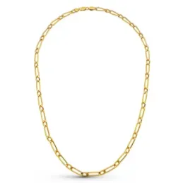 Cadena oro 18k cartier hueca 50 cm. 4,5 mm 11.50 grs. [9541]