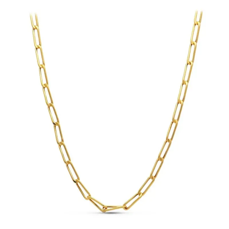Cadena oro 18k hueca bilbao 50 cm. 4 mm. 8.25 grs. [9573]
