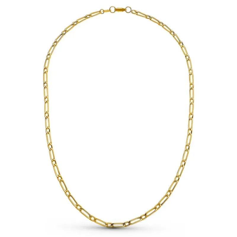 Cadena oro 18k cartier hueca 50 cm. 3 mm. 9.15 gr. [9558]