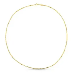 Cadena oro 18k tramos hueca 60 cm 2,5 mm. 11.25 gr [9438]