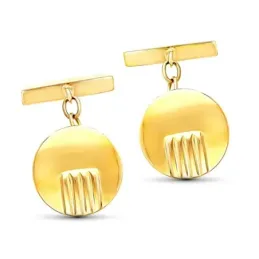 Gemelos en Oro 18k con 15 mm. redondos gallones
