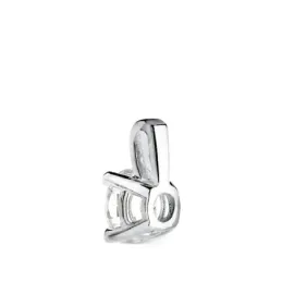 Colgante en Oro Blanco de 18k con diamante brillante de laboratorio d