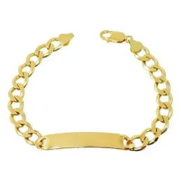 Esclava oro 18k barbada maciza [17]