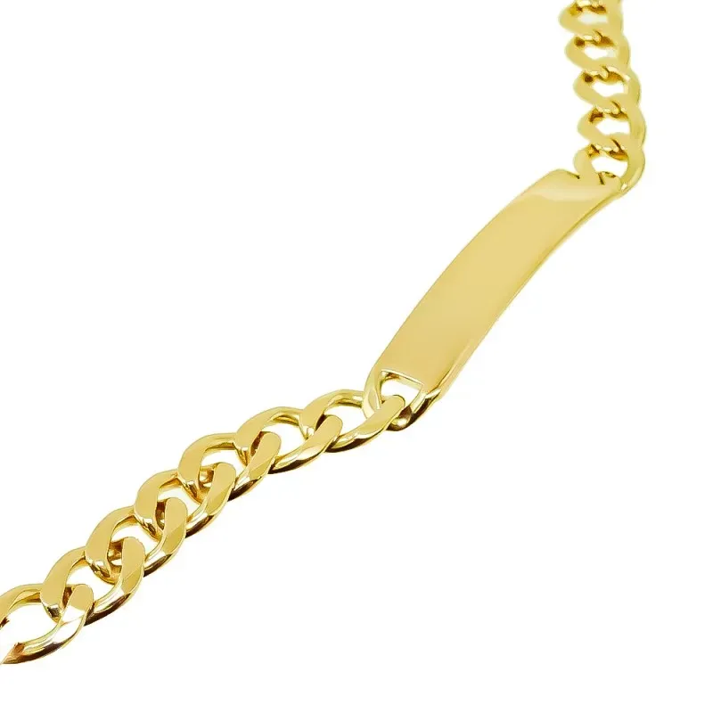 Esclava oro 18k barbada maciza [17]