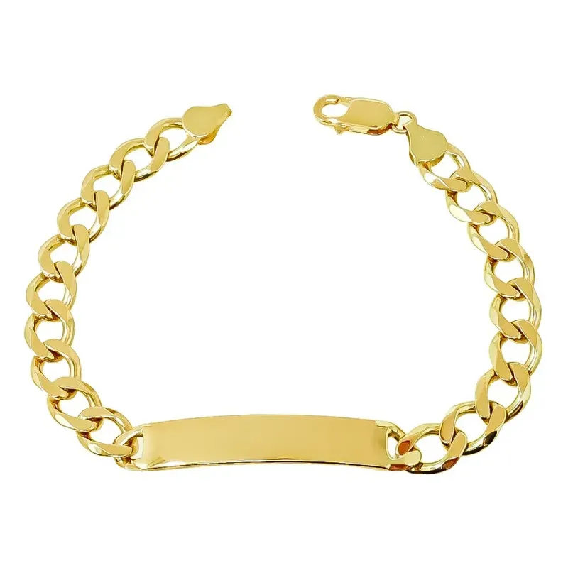 Esclava oro 18k barbada maciza [17]