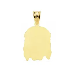 Cabeza rostro oro 18k Cristo Buena Muerte 23mm. [AA7393]