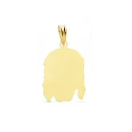 Cristo de la Buena Muerte colgante oro 18k unisex 21 mm. detalles rea
