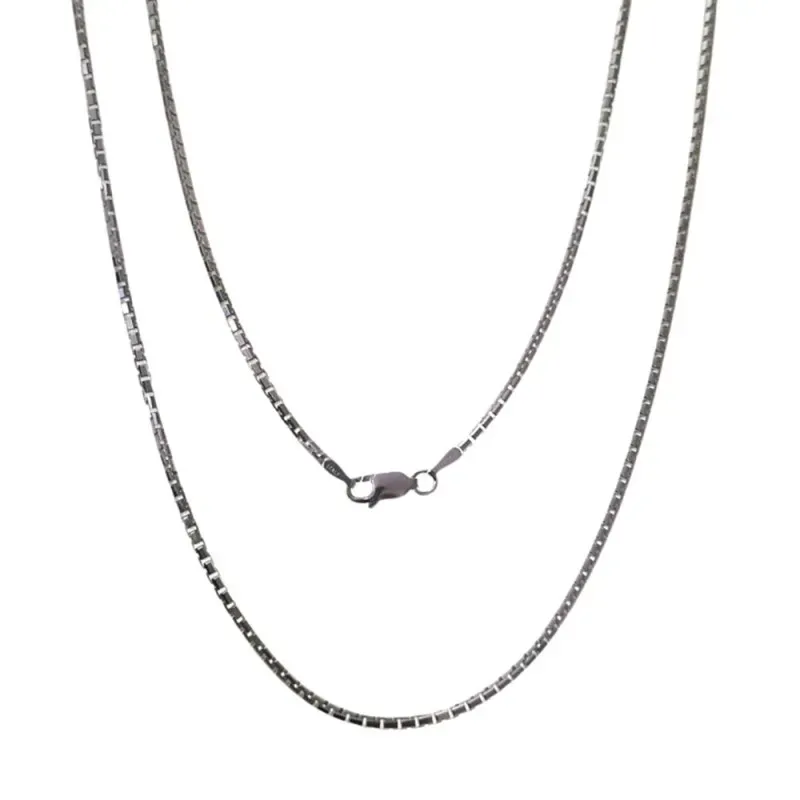 Cadena plata Ley 925m unisex 60 cm. veneciana espesor hilo 0.40 mm. m