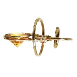 Colgante oro 18k chupete circonitas [4953]