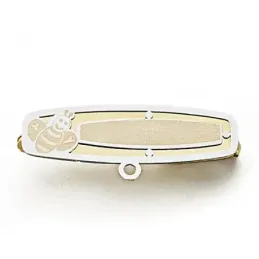 Alfiler oro 18k bebé bicolor 28mm. abeja [7912GR]