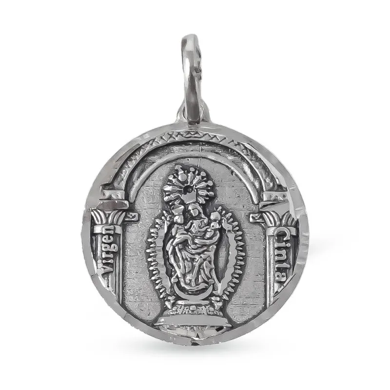 Virgen de la Cinta Patrona de Huelva Medalla en Plata de Ley 925m mac