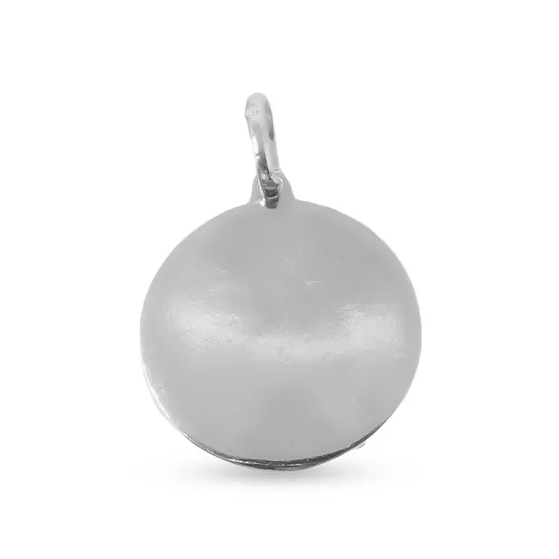 Virgen de la Cinta Patrona Huelva Medalla Plata Ley 925m maciza 13 mm