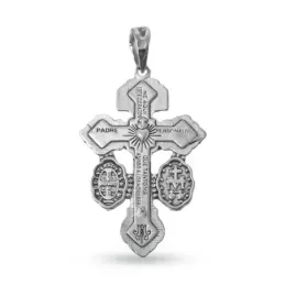 Cruz del Perdón Colgante Plata Ley 925m maciza 36 mm. JESÚS DE NAZARE