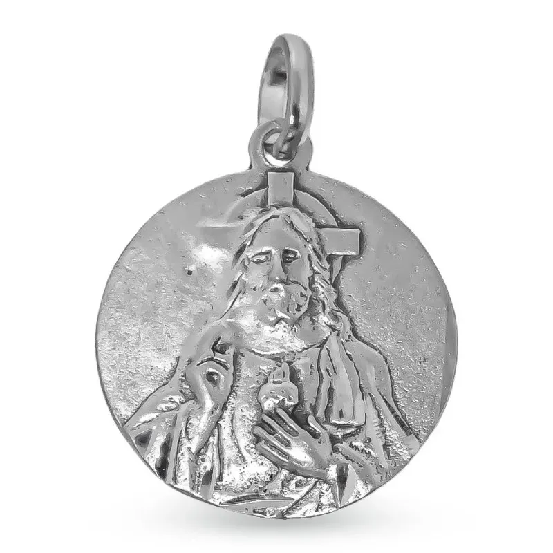 Escapulario Sagrado Corazón de Jesús Virgen del Carmen Málaga Medalla