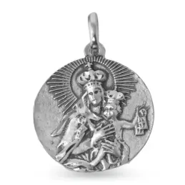 Escapulario Sagrado Corazón de Jesús Virgen del Carmen Málaga Medalla