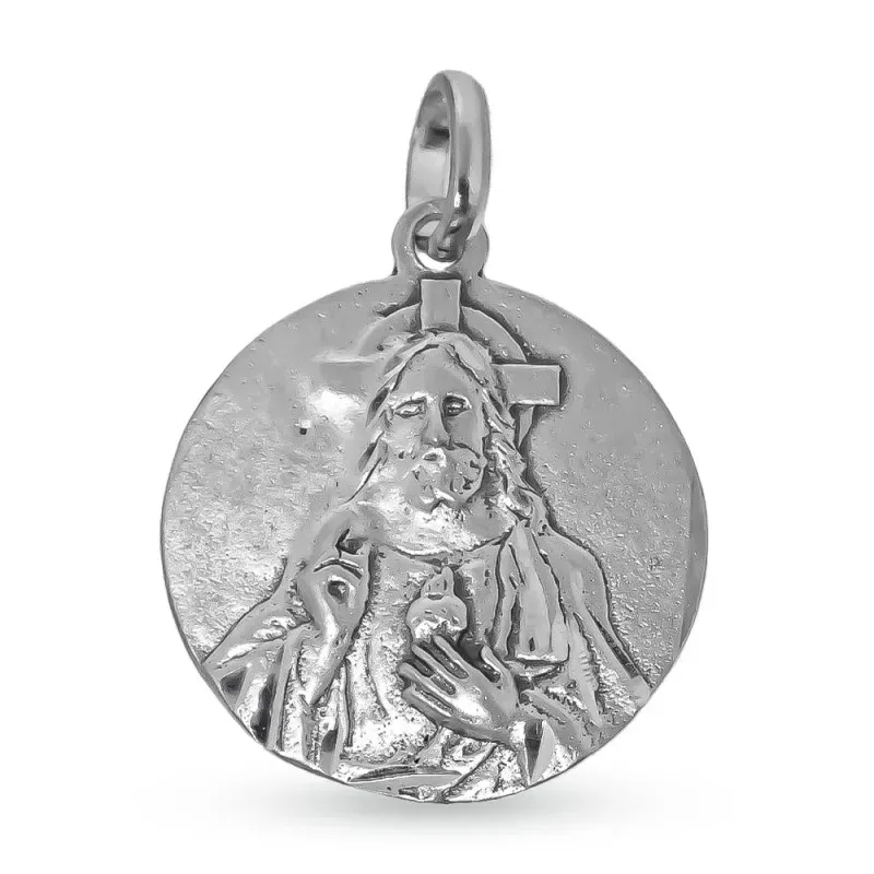Escapulario Sagrado Corazón de Jesús Virgen del Carmen Málaga Medalla