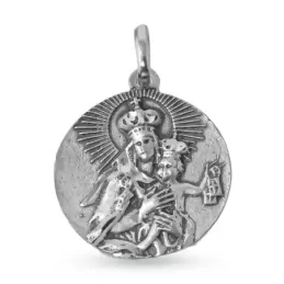 Escapulario Sagrado Corazón de Jesús Virgen del Carmen Málaga Medalla