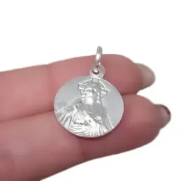 Escapulario Sagrado Corazón de Jesús Virgen del Carmen Málaga Medalla